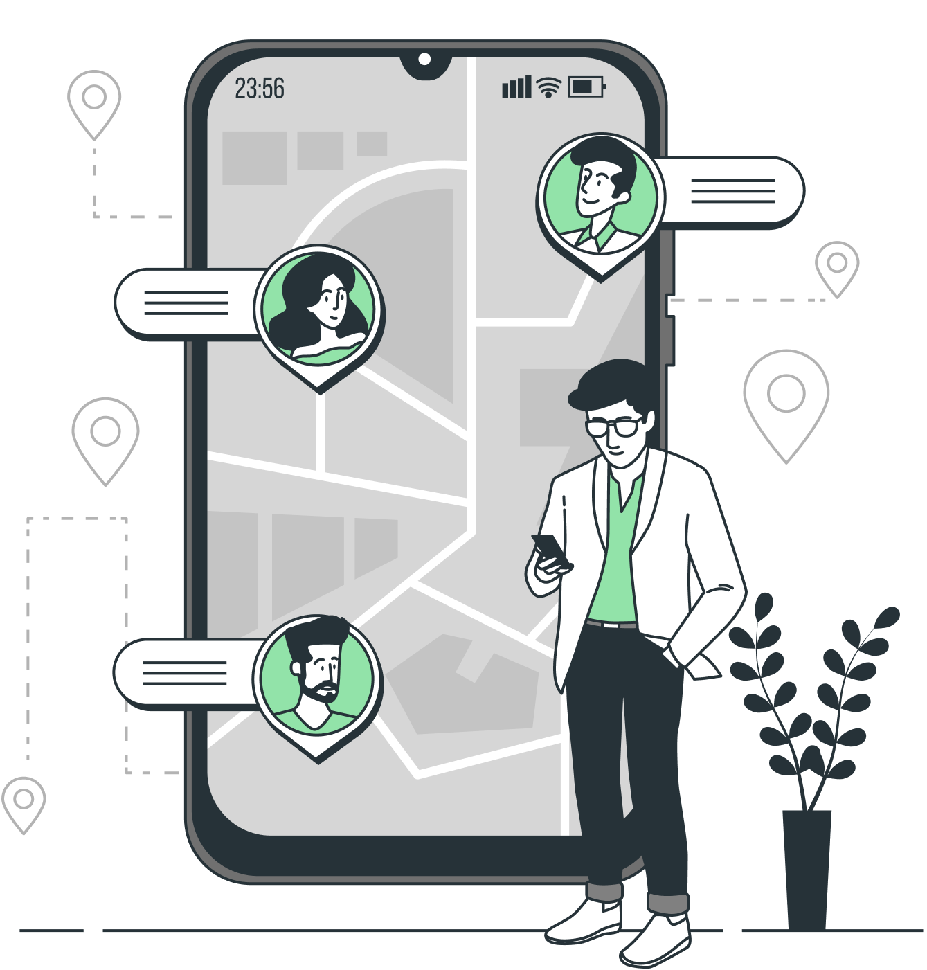 Goroli — Find nearby people