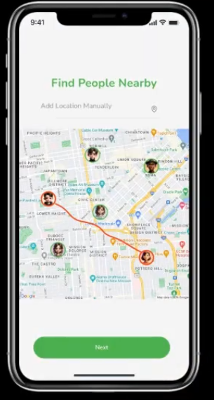 Goroli — Mapa de usuarios